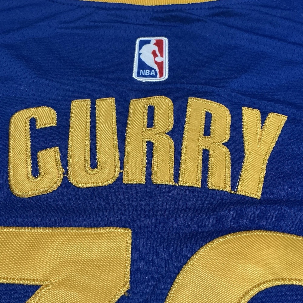 Steph Curry Golden State Warriors Swingman NBA Jersey Size 50 - Picture 10 of 11